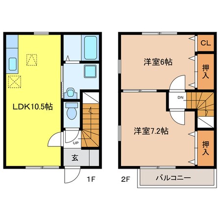 ラポール・Cｌａｉｒ　Ⅰの物件間取画像